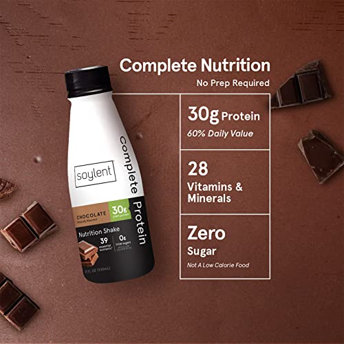 Soylent Complete Protein GlutenFree Vegan Protein Meal Replacement