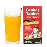 CankerYanker® Natural Canker Sore Relief, Healing & Prevention: (Lysine, B12, ProBiotics & more!) Eat again. Drink again. Smile again! 15 - 6.1 g packets/ net Wt 3.2 oz (91.5g)