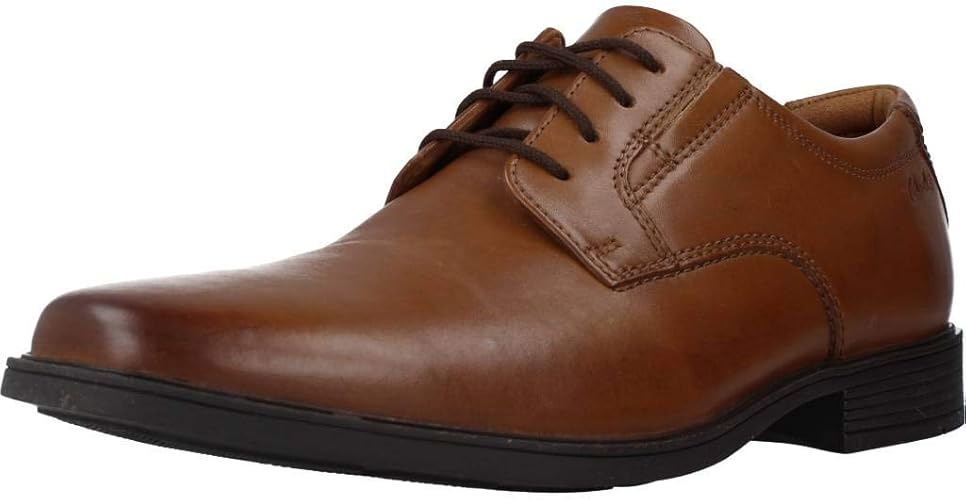 clarks men's tilden plain derbys