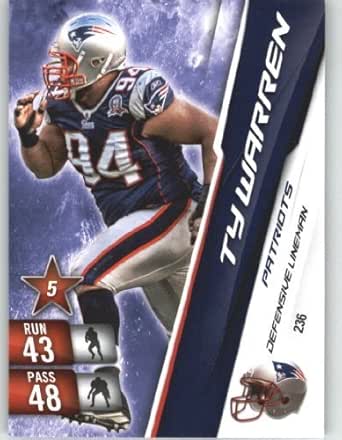 2010 Panini Adrenalyn Xl 236 Ty Warren England Patriots Case At Amazon S Sports Collectibles Store