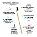 Himalayan Blue Bamboo Natural Biodegradable Charcoal Toothbrush Pack of 4 - Zero Waste Travel Refill - Eco-Friendly - Teeth Whitening Soft Medium but Firm Black Bristles - Bonus Gift E-book