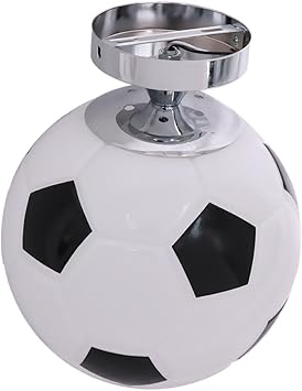 Ceiling Lights Abat Jour Foot Football Forme Chambre Enfant Garcon Papier Cadeau Lampe Plafond Home Garden