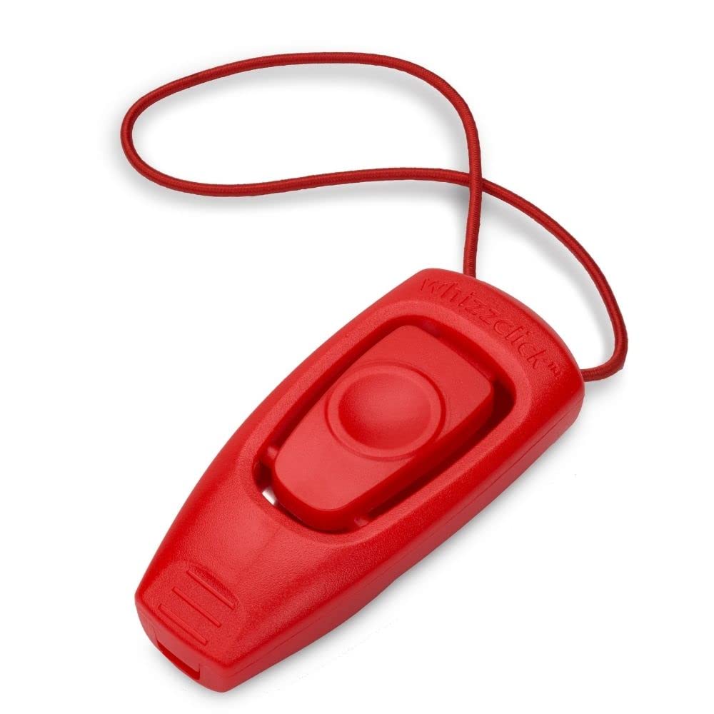 Company of Animals Whizzclick, Clicker and Whistle Combined, Recall and Reward Training, Wrist Strap, Suitable for Dogs Including Sensitive Dogs and Puppies