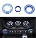 Opar Blue Side Mirror & Cigarette Lighter Cover Trim for 2011 - 2015 Jeep JK Wrangler & Unlimited