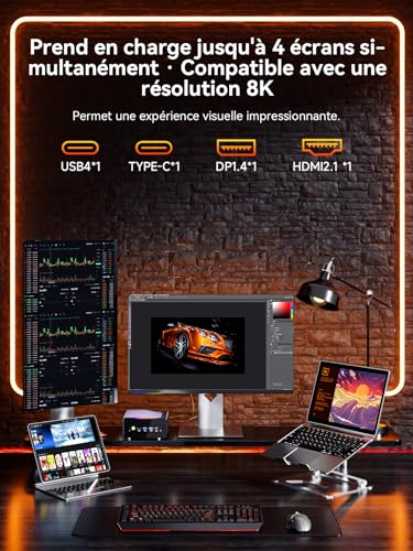 GMKtec K12 Ryzen 7 Mini Gaming PC Oculink AMD R7 H 255 (Upgraded Version 8745HS) 32GB DDR5 RAM 1TB SSD, Radeon 780M Graphics Mini Computer, Storage Expansion 3X M.2 2280, Dual NIC 2.5G, H