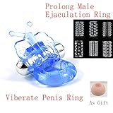 Easy-use Viberate Butterfly Formative Toy Ring for Partner to Play