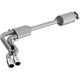 MBRP S5262AL Exhaust System Cat Back (2015 - UP Ford F150 Excluding Reg Cab Short Box 3", Pre-Axle Dual Outlet)