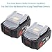 TENMOER 2-Pack 18V 6.0Ah BL1860 Replacement Battery Compatible with Makita 18V BL1830B BL1860B BL1840B BL1815 with Digital Indicator