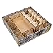 The Broken Token Game Organizer Compatible with Castle Panic - Wooden Game Organizing Box with Multiple Dividers