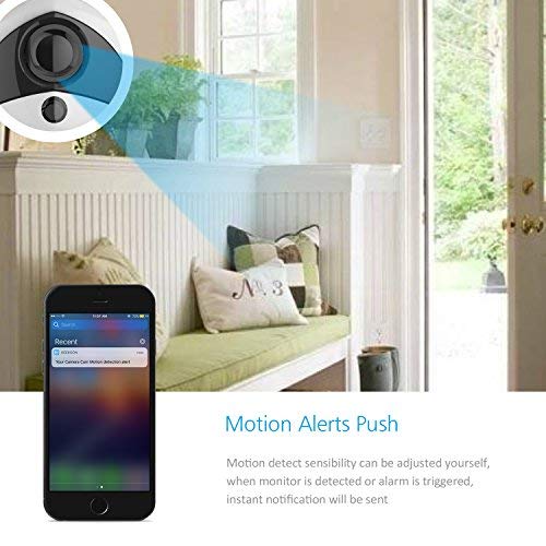 Wireless IP Camera 1080P, Security Camera Wifi Indoor, Best CCTV Surveillance system for Baby Pets Home & House, IR-Cut, Night Vision, Two-way Audio, Motion detection, can Pan tilt, Plug & Play, Mini Video Record need IOS, Andriod, PC - Kee