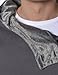 4BH Mens Casual Luxury Buckle Hoodie Slim Cotton Sweatshirts CHARCOAL US M(Tag size XL)