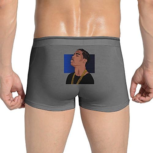 NHK Sexy Travis Scott Seamless Stretchable Boxer Brief For Fashionable Men Ash XXL