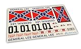 GENERAL LEE RC Car 1/16 16th Scale Duke of Hazzard Decals Stickers Full Kit Set Already Cut