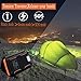 Solar Charger 24000mAh,WBPINE Solar Power Bank Waterproof Dual USB Output with 3 Solar Panels External Battery Bank Flashlights for iPhone,Samsung,iPad,Smartphone,Bluetooth Speak and More (Orange)