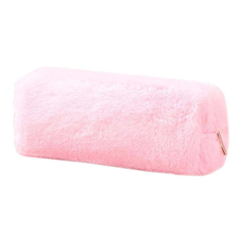 tooloflife Pencil Case, 5 Colors, Plush Soft Fluffy, Zipper Closure, Compact Size, Ideal for Pens, Pencils, Makeup Storage