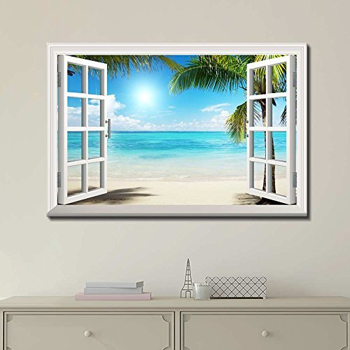 wall26-Beautiful-Tropical-Beach-Gallery-Canvas-Art-Wall-Art-24-x-36 wall26 - Beautiful Tropical Beach Gallery - Canvas Art Wall Art - 24" x 36"