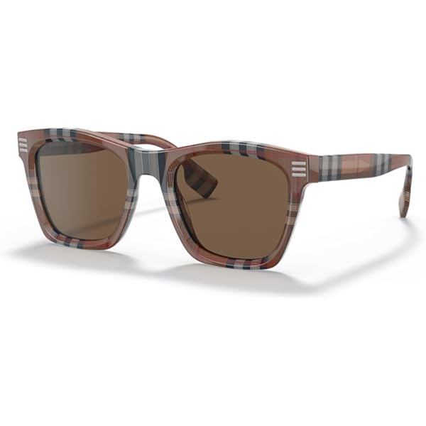 BURBERRY Sunglasses BE 4348 396673 Cooper Brown Check Dark