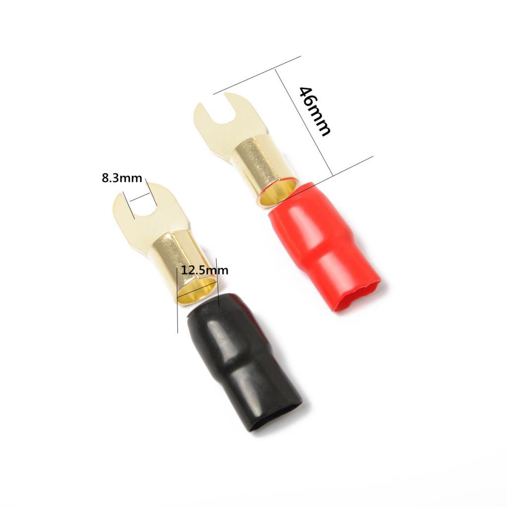 PowerCable Terminals MonkeyJack 10 Pairs 4 AWG Power Ground Wire