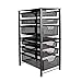 Stackable 3 Tier Organizer Baskets with Mesh Sliding Drawers, Ideal Cabinet, Countertop, Pantry, Under the Sink, and Desktop Organizer for Bathroom,Kitchen, Office.