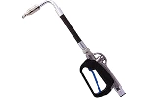 BORRITT Oil Control Valve Dispensing Nozzle 1/2"Inch NPT Inlet 10 GPM/35 LPM Pressure 150-1500 Psi 100Bar Heavy Duty Fuel Oil Lubricant Nozzle Fueling Nozzle,for Oil Lube Systems