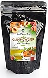 Good Karma Tea Gunpowder Peach Apricot Green Tea, 4 oz