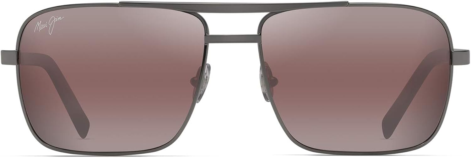 Maui Jim Sunglasses Compass R71402D Gunmetal Aviator Frame