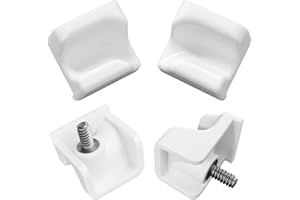 BERPSE 4 Pack Freezer Basket Retainer 7009399 for Sub Zero Freezer Lower Basket APS 5029 611 650 BI-30U BI-30UG 611G BI-30U - 2 Right Side and 2 Left Side