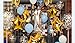 Treasures Gifted Gold Star Balloons - Gold Mylar Star Balloons - Gold Star Foil Balloons - Gold Star Mylar Balloons (Globos Estrellas) - 18 Inch Star Balloons - 6 Pack Foil Star Balloons, Gold