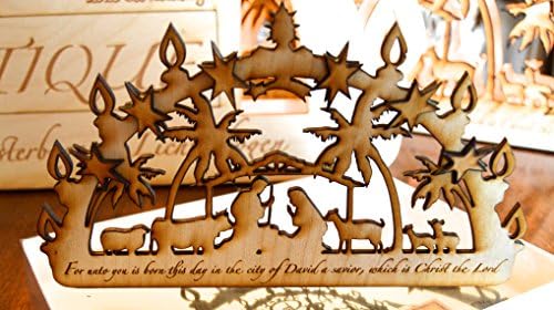 Candle Arch Small Schwibbogen Nativity by Lee Koldewyn
