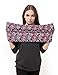 Bentibo Stylish Fashion Floral Light Weight X-large Infinity Scarf for Women Hot Pink