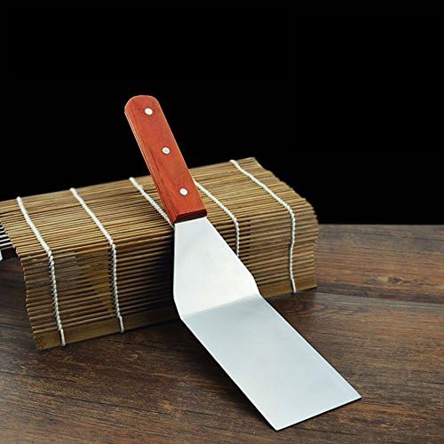 Harrahs BBQ Steak Pie Server Cake Holder Transfer Spade Spatula for Cake Baking with Wooden Handle One-Pack Shovel … …