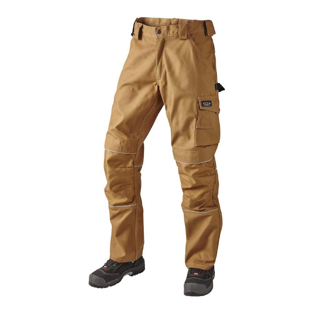 J.A.K. 150017B076 Series 1500 60% Cotton/40% Polyester Waistband Trousers, Camel, 44 L (30/35) Size