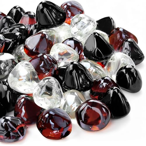 GasSaf Blended Luster Diamonds Fire Glass