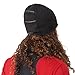 TrailHeads Ponytail Hat - Adrenaline Series | Women’s Running Beanie with Reflective Accents | Black Skull Cap - Black