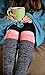 Lucky Love Womens Boot Socks, Knee High Multi-Color in Single Pack (Black)