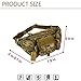 Huntvp Tactical Waist Pack Bag Military Fanny Packs WR Hip Belt Bag Pouch for Hiking Climbing Outdoor Bumbag-Jungle Camouflage