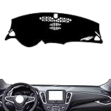 leather dash board cover mat Compatible with Chevy