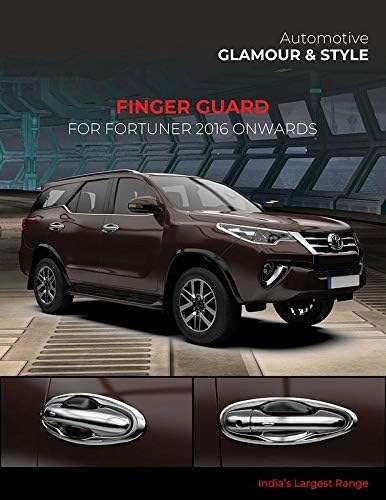 SARTE Imported Chrome Finger Guard for Toyota Fortuner 2016 Onwards
