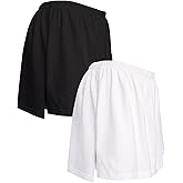 Vanrose Jan Cotton Shirt Extension for Legging Layering Fake Top Black Gray Plus Size S-5XL