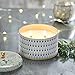 Scented Candles Gift Set of 2- Large Tin 14.25Oz White Tea Essential Oil Aromatherapy Candles，2 Wicks Natural Soy Wax Candle Gift