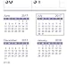 AT-A-GLANCE Academic Wall Calendar, July 2017 - June 2018, 8