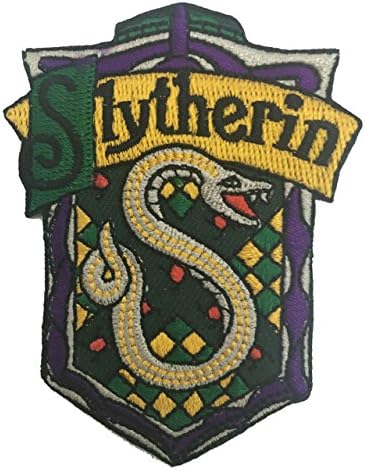 Harry Potter House SLYTHERIN Crest Robe Applique Embroidered Sew Iron On Patches