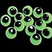 Glow in The Dark Sticky Eyes (Bulk Set of 48) Halloween Toys and Party Favor Giveaways