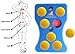 Beaver LAX Massage Balls | Lacrosse Balls & Shiatsu Trigger Point Massage Plate 3 pc Set & Free eGuide: Physical Therapy Myofascial Targeted Release. Massage Block & Lacrosse Balls (Yellow Yellow)