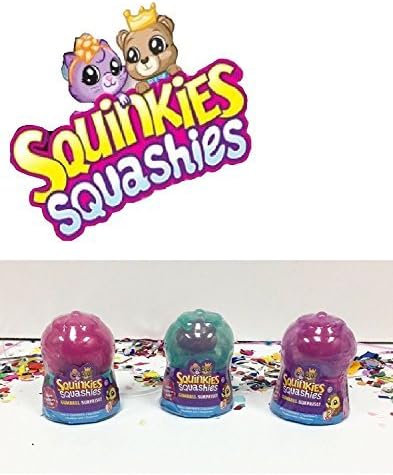 Set of 3: Squinkies Squashies Gumball Surprise