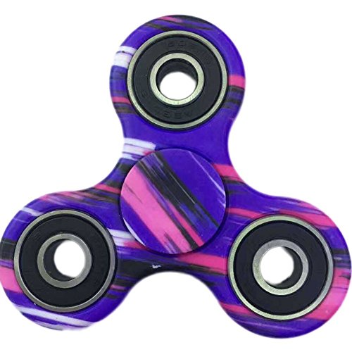 UPC 709046076726, Wooce Camo Tri-Spinner Fidget Spinner Toy， High Speed Stainless Steel Bearing ADHD Focus Anxiety Relief Toys (Purple)