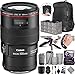 Canon EF 100mm f/2.8L is USM Macro Lens with Altura Photo Essential Accessory and Travel Bundle