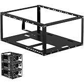 PC Test Bench, Open Air PC Case, Open Frame Computer Chassis, Techbench Server Rack Mount PC Case for ETAX ATX MATX ETAX X79 X99 Micro ATX Motherboards (Stackable)