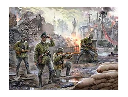 Zvezda Models German Elite Troops 1941-1943 SnapFit Model Kit