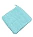 Sinland Microfiber Face Cloths For Bath Reusable Makeup Remover Cloth Ultra Soft and Absorbent Washcloths For Baby 13Inch x 13Inch Light Blue 3 Pack